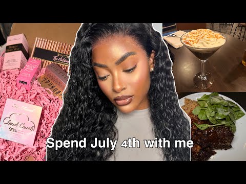 Spend July 4th With Me | Glute Day, Cook With Me, Haul & Out and About