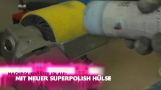 Spiegelglanz polieren auf Flächen mit POLY-PTX 800