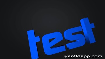 My first 3d intro | off sync | Made on ios