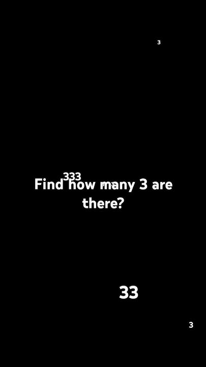 find-how-many-3s-are-there-did-you-find-there-are-10-3s-youtube