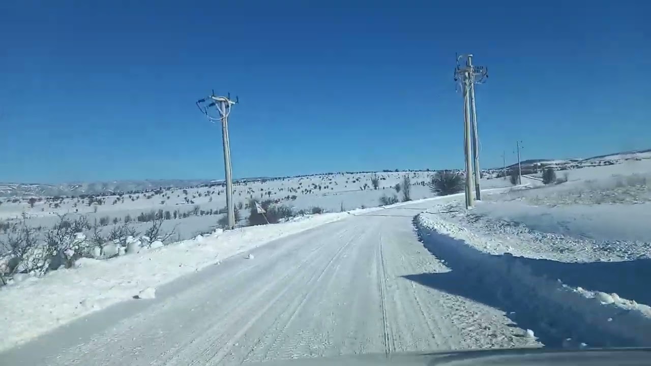 02.012026 Cuma Ankara-Ortaca (Gerede, BOLU) yolculuğunun son kısmı