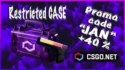 CSGO.NET promo code "JAN" +40% bonus to new deposit/ Open Restricted  Case / (mycsgo)