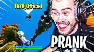 LE RETOUR DU PLUS GROS PRANK A THEKAIRI78 SUR FORTNITE BATTLE ROYALE !!!