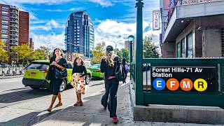 Walking the Streets of FOREST HILLS - QUEENS NYC | Greenway North & South, 71st Ave, & Austin St