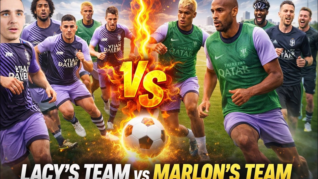 Lacy’s Team vs Marlon’s Team… Featuring Marcelo  & Thierry Henry?! This Got HEATED 😱⚽