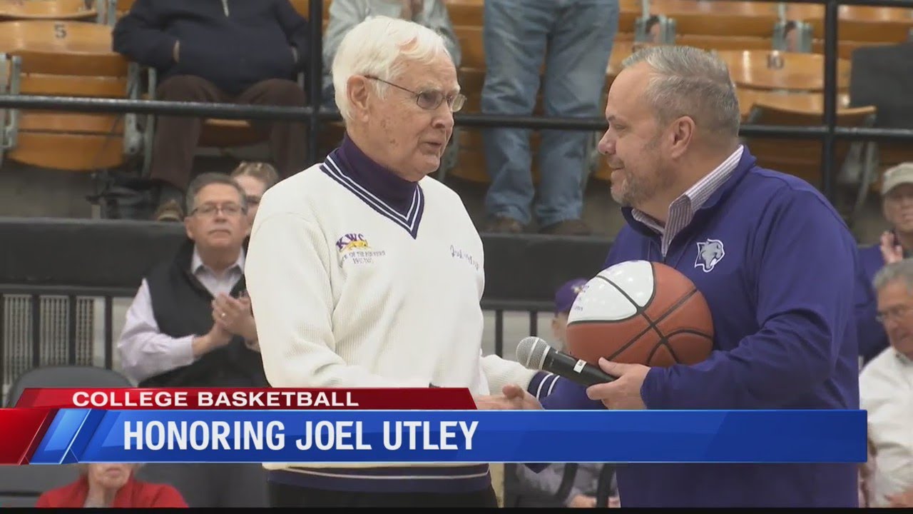 Joel Utley honored at KWC home opener YouTube