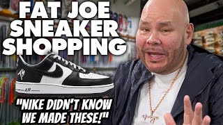 FAT JOE SNEAKER SHOPPING *Tells Us The Hidden History of the Terror Squad Air Force 1!*