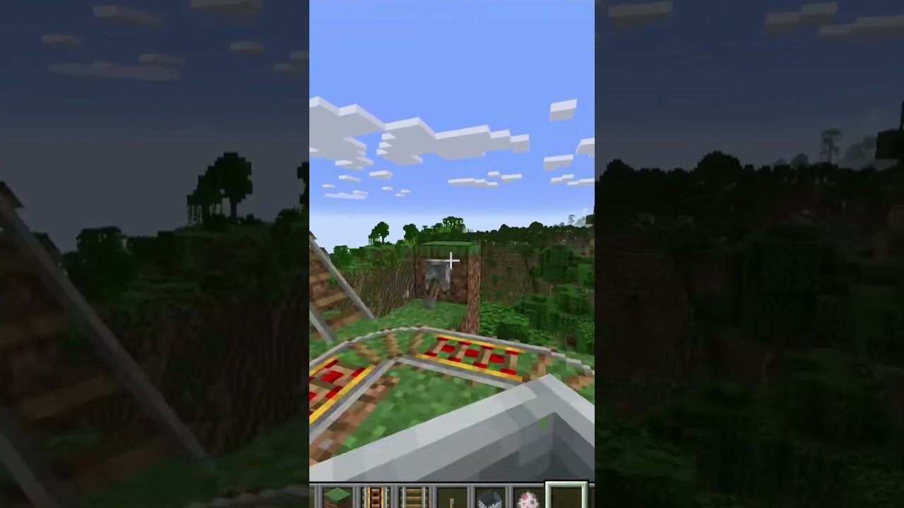 MINECRAFT RAIL 1000x FASTER Minecraft Minecraftmemes Minecraftcreative Minecraftrailway