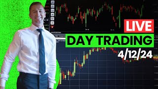🔴 LIVE Day Trading (Stocks, Futures, Crypto, Commodities, Bank Earnings, Consumer Sentiment)