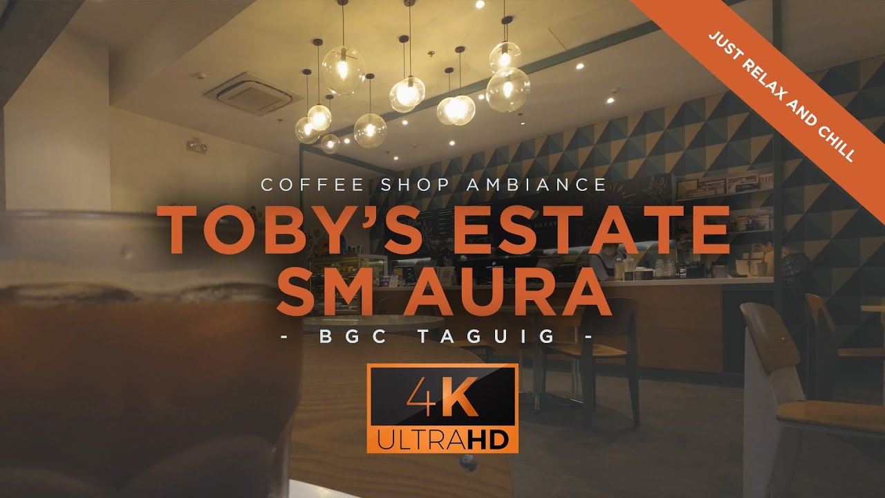 Toby's Estate Coffee SM Aura BGC Taguig ambiance with LOFI music vibes ...