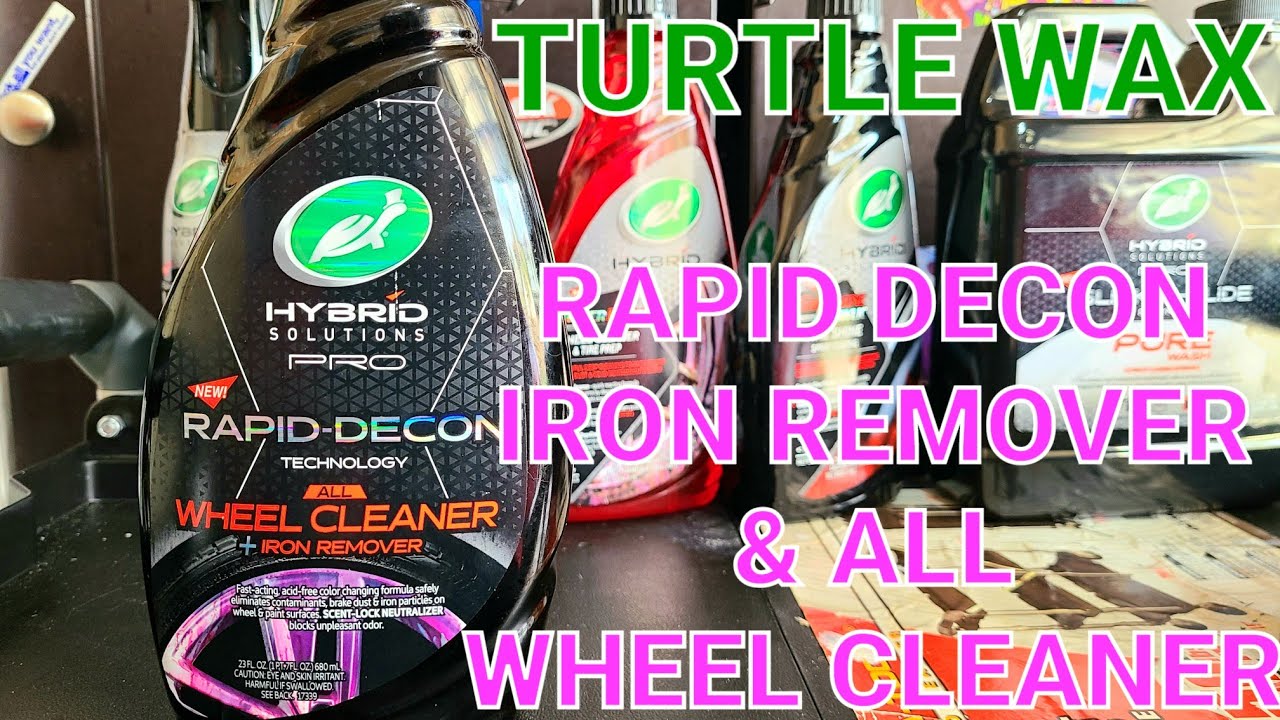 [EXCELLENT] Turtle Wax Hybrid Solutions PRO RAPID DECON Iron Remover Review YouTube