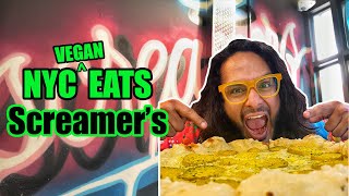 NYC Eats: Screamers Pizza | Vegan Food in New York