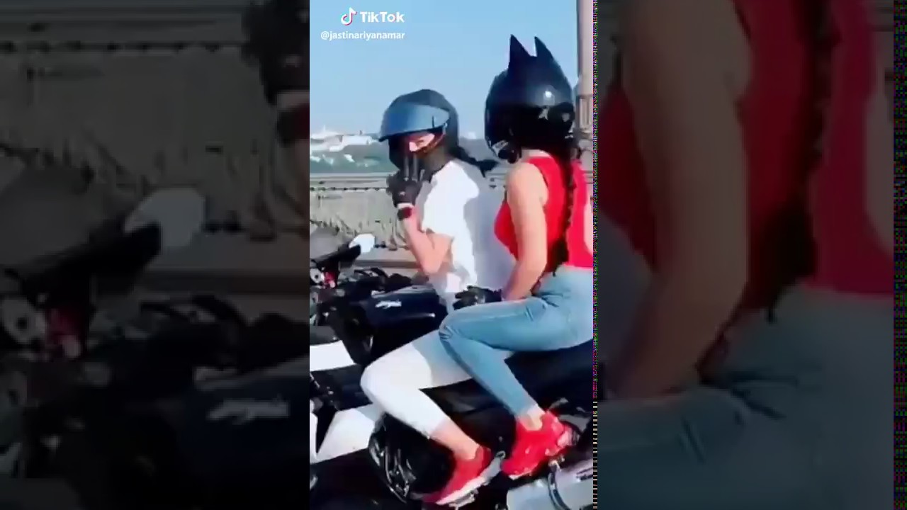 Hot girls riding bike Must watch video TikTok YouTube