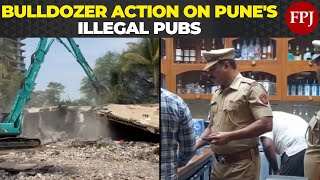 Pune Porsche Crash: Bulldozer Action On Illegal Pubs In Koregaon Park