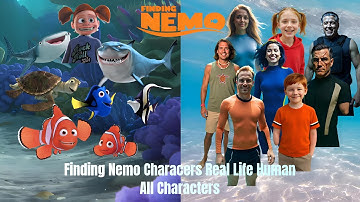 ALL Finding Nemo & Finding Dory Characters in Real Life! 🤯🐠 | AI Human Versions