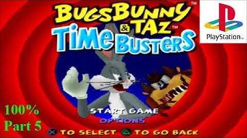 Bugs Bunny And Taz: Time Busters PS1 100% Playthrough Part 5