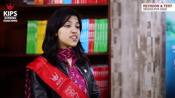 Hunaina Aman | 1st Position in Inter Results 2021 | KIPS Evening Coaching | R&T Session