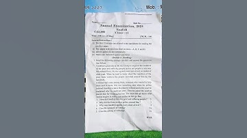 class 11th english varshik paper 2024/कक्षा 11 अंग्रेजी पेपर 2024 वार्षिक/Varshik paper 2024 english