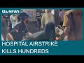 Hundreds dead after airstrike hits Gaza hospital, health ministry says | ITV News