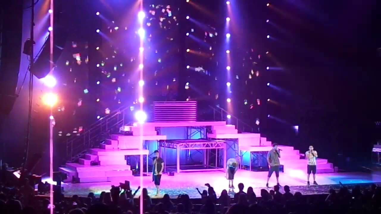 Confetti Falling BTR Opening Night at The Gibson YouTube