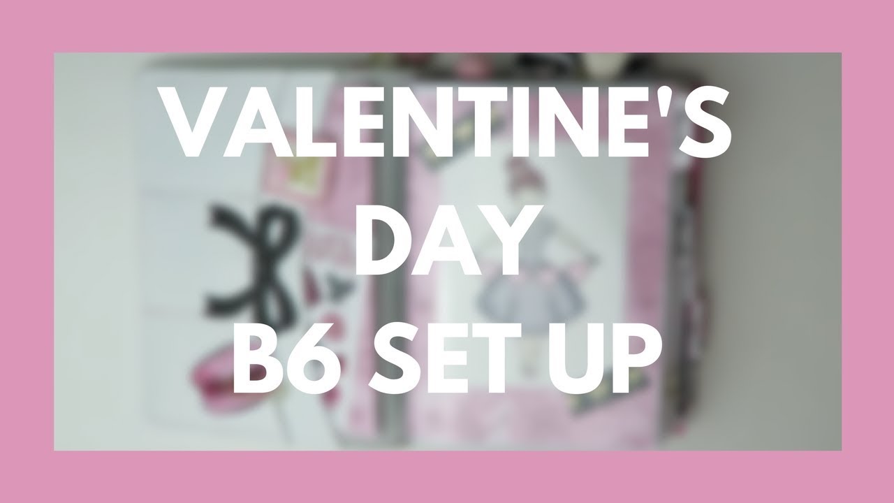 TRAVELER'S NOTEBOOK // V-Day Set Up in B6 Foxyfix ft. SPC!