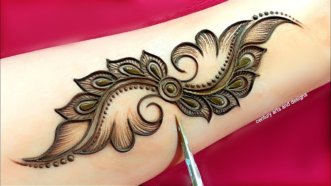 Very beautiful stylish mehndi design | simple arabic mehndi design | mehndi design | mehndi |Mehandi
