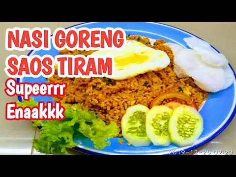 Resep RESEP NASI GORENG SAOS TIRAM SUPER ENAK / DELICIOUS FRIED RICE RECIPE Yang Enak