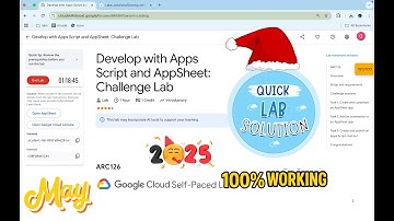 [2025] Develop with Apps Script and AppSheet: Challenge Lab  #qwiklabs #ARC126 [With Explanation🗣️]