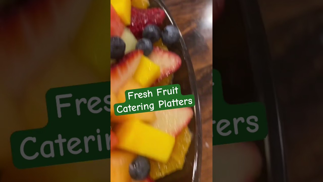 Fresh fruit catering platters. Broad nosh bagel deli #catering #bagels #shorts Broad Nosh Bagel Deli Catering NYC