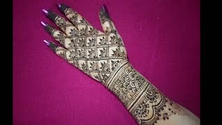 Diwali special Back hand Mehndi Design for beginners || New trending criss cross Mehndi Design 2019