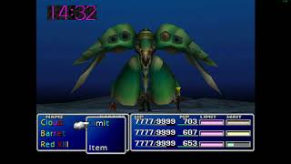 Final Fantasy 7 Emerald Weapon all Lucky 7s