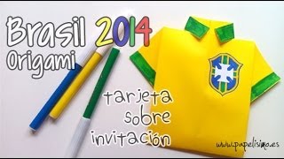 Camiseta de fútbol Brasil 2014