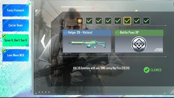 How To Kill 15 Enemies With Any SMG Using Hip Fire | Call Of Duty Mobile