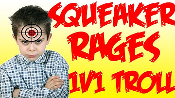 1v1 HEADSHOT ONLY TROLL! TAKE GOD MODE OFF!!! SQUEAKER RAGE!