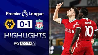 Jota scores on return to his former club! | Wolves 0-1 Liverpool | EPL Highlights