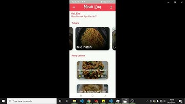 UAS Pemrograman Mobile | Aplikasi Flutter Resep Masakan "Masak Kuy"