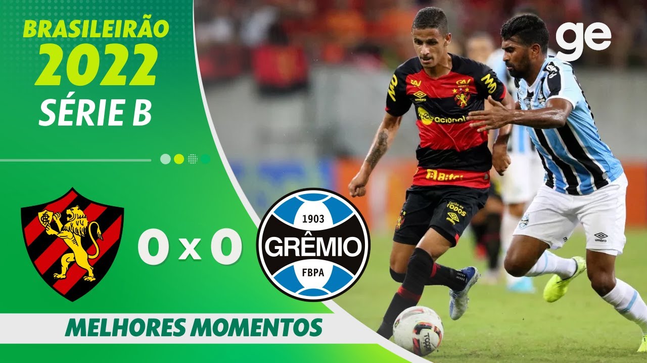 Sport e Grêmio fazem jogo equilibrado e ficam no empate por 0 a 0 no Recife