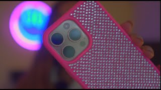 Velvet Caviar Crystal Case In Hot Pink So Glittery