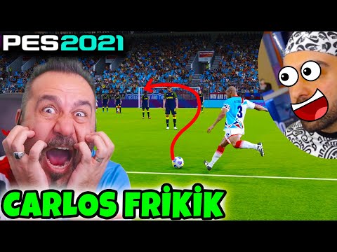 CARLOS 28 METRE FRİKİK GOLÜ! RAKİBE GOL OLUP YAĞDIK! | ÜMİDİYLE PES 2021 ONLİNE KLAN MAÇI