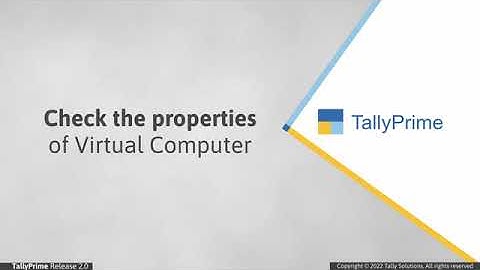 HBS SOLUTIONS | How to Manage Virtual Computer & Troubleshooting Options TallyPrime Cloud Access