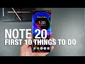 GALAXY NOTE 20: First 10 Things to Do!