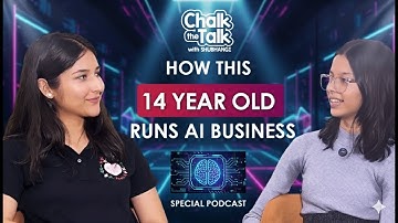 How this 14 year old runs AI business | Earn with AI | Chalk the talk