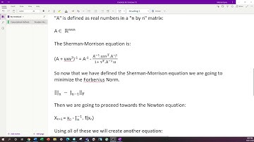 Broyden Method Explanation