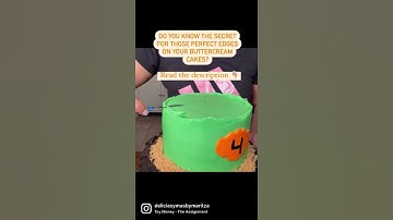Top Pastry Chef Shares Secret to Perfectly Sharp Cake Edges