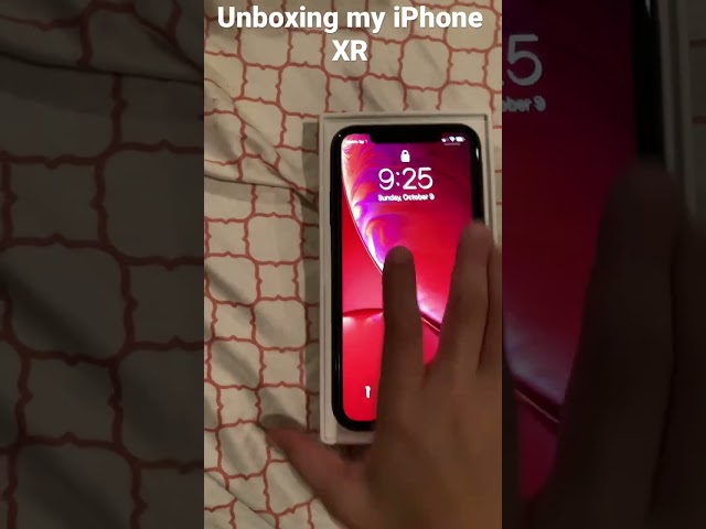 Unboxing my iPhone XR