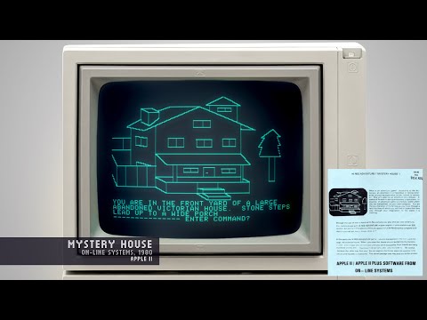 Hi-Res Adventure #1 - Mystery House - On-Line Systems, 1980 - Apple II (4K)