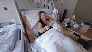 Brandie with Baby at Hospital