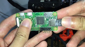 Prusa Original i3 MK3S + install Raspberry pi zero W "install Wifi"