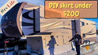 How to Install Cheap RV Skirting: DIY Instructions