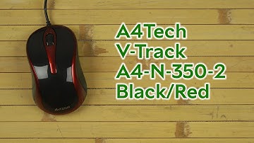 Розпаковка A4Tech V-Track A4-N-350-2 BlackRed